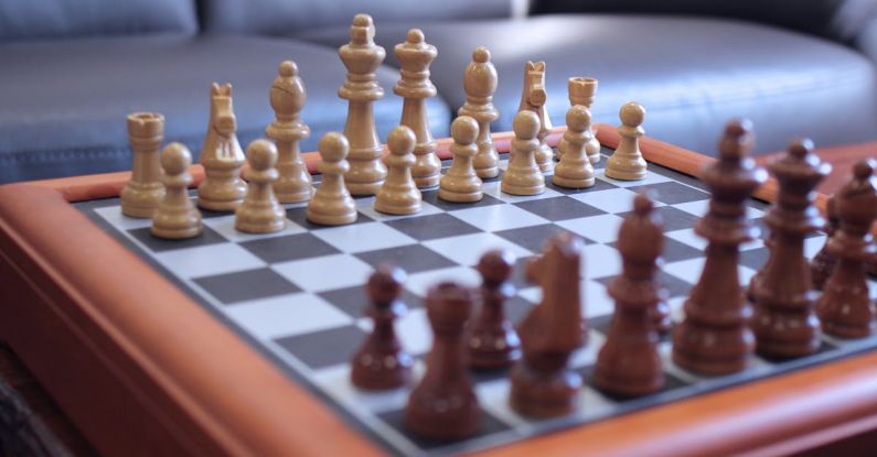 Recall - Brown,green, and White Chess Pieces